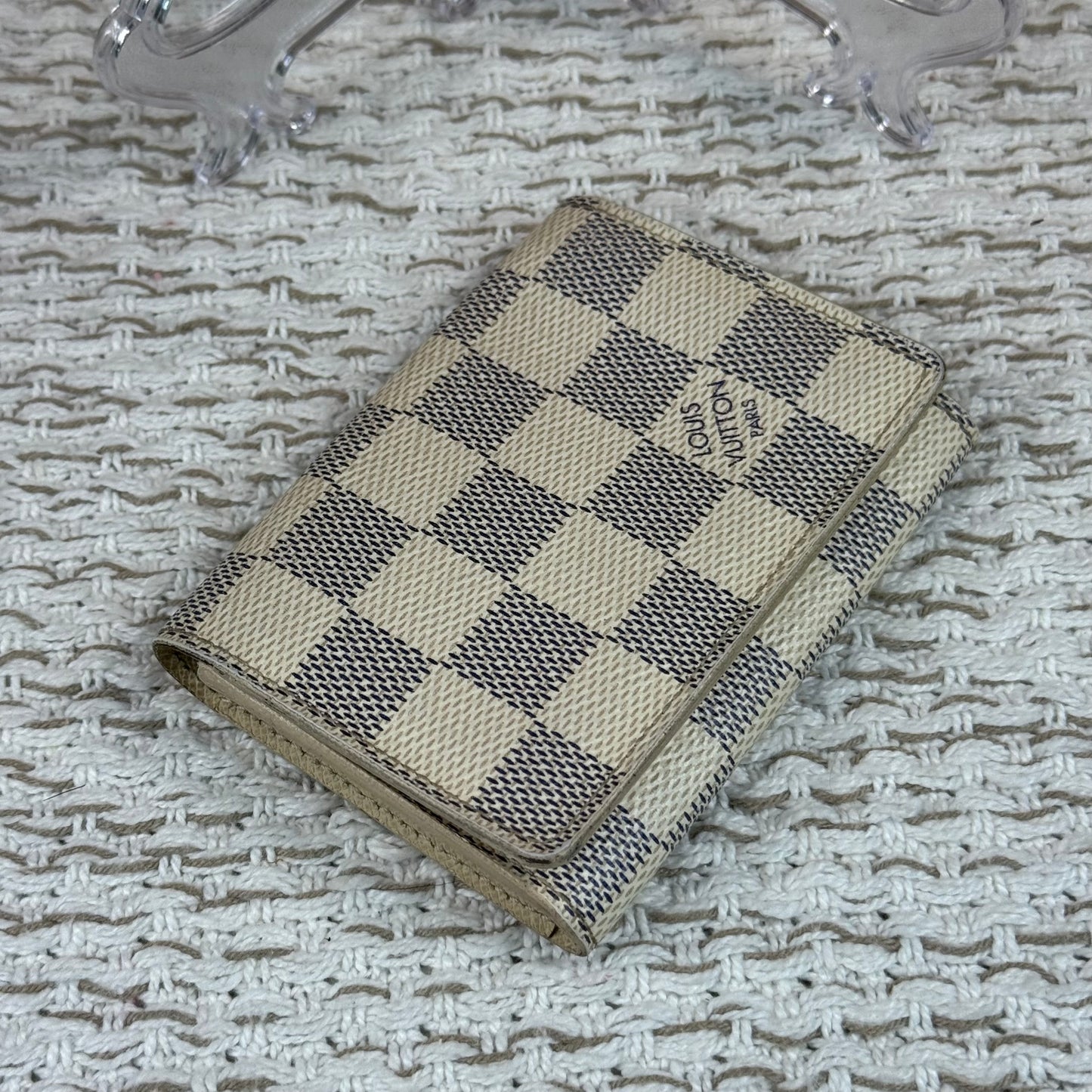 LOUIS VUITTON CARD HOLDER, BUSINESS CARD HOLDER IN DAMIER AZUR
