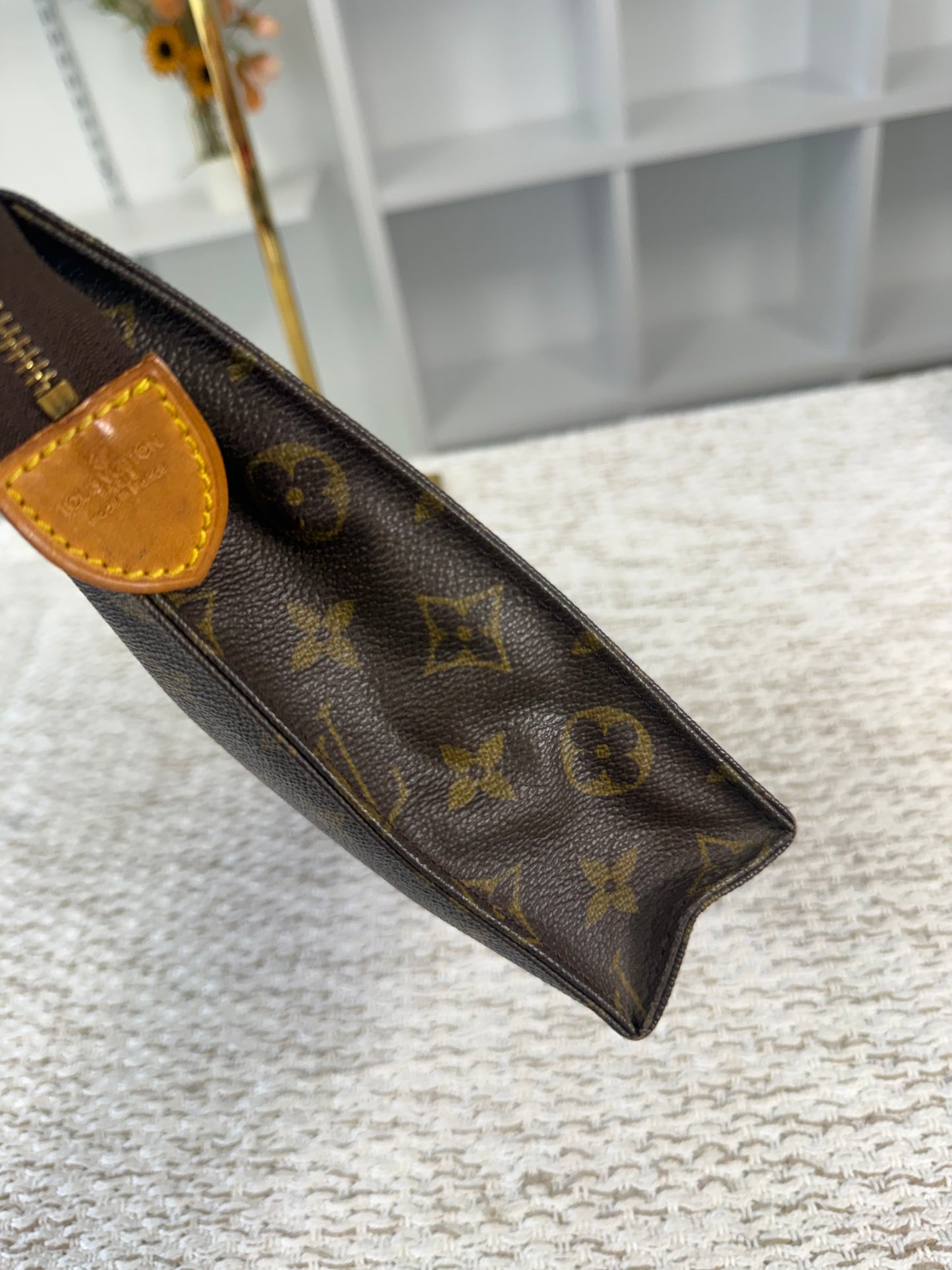 LOUIS VUITTON CANVAS POCHE TOILETTE POUCH in Monogram