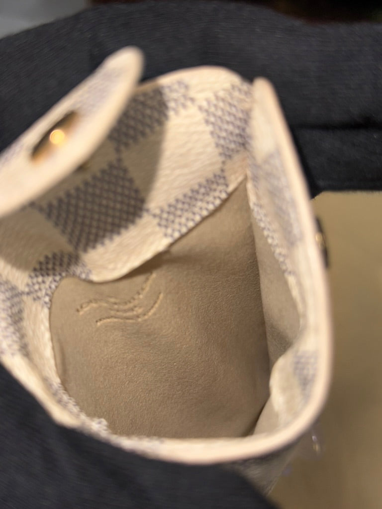Louis Vuitton Étui Lunettes MM Damier Azur Sunglasses and Eyeglasses Case N60025