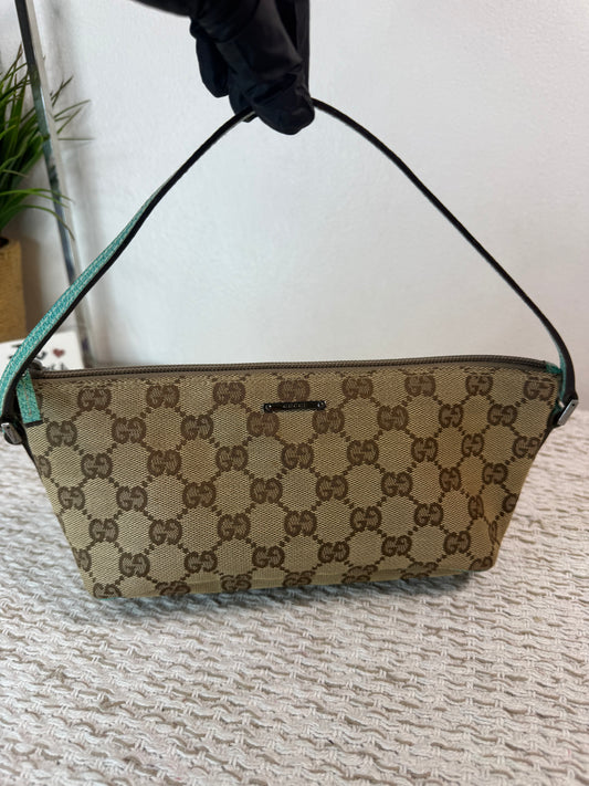 GUCCI CANVAS BOAT POCHETTE