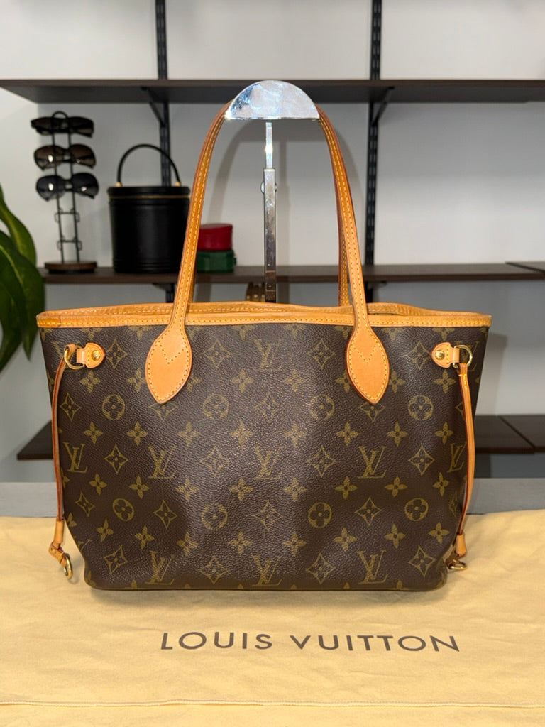 Louis Vuitton Neverfull PM Monogram Canvas Tote Bag M40155