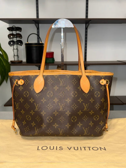 Louis Vuitton Neverfull PM Monogram Canvas Tote Bag M40155