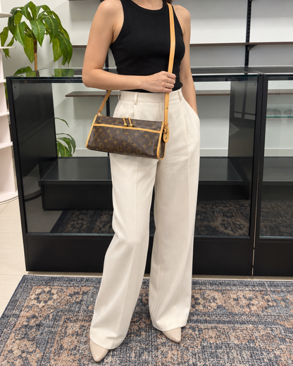 Louis Vuitton Popincourt Long Monogram Canvas Shoulder Bag M40008