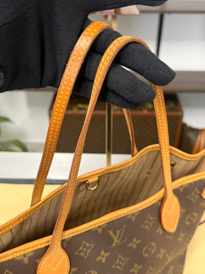 Louis Vuitton Neverfull PM Monogram Canvas Tote Bag M40155