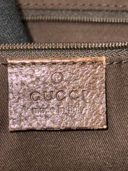Gucci Beige and Ebony Signature GG Canvas Tote Bag