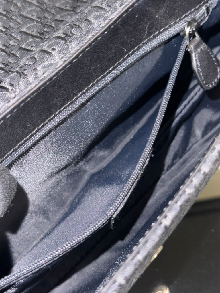 Christian Dior Street Chic Trotter Shoulder Bag in Black