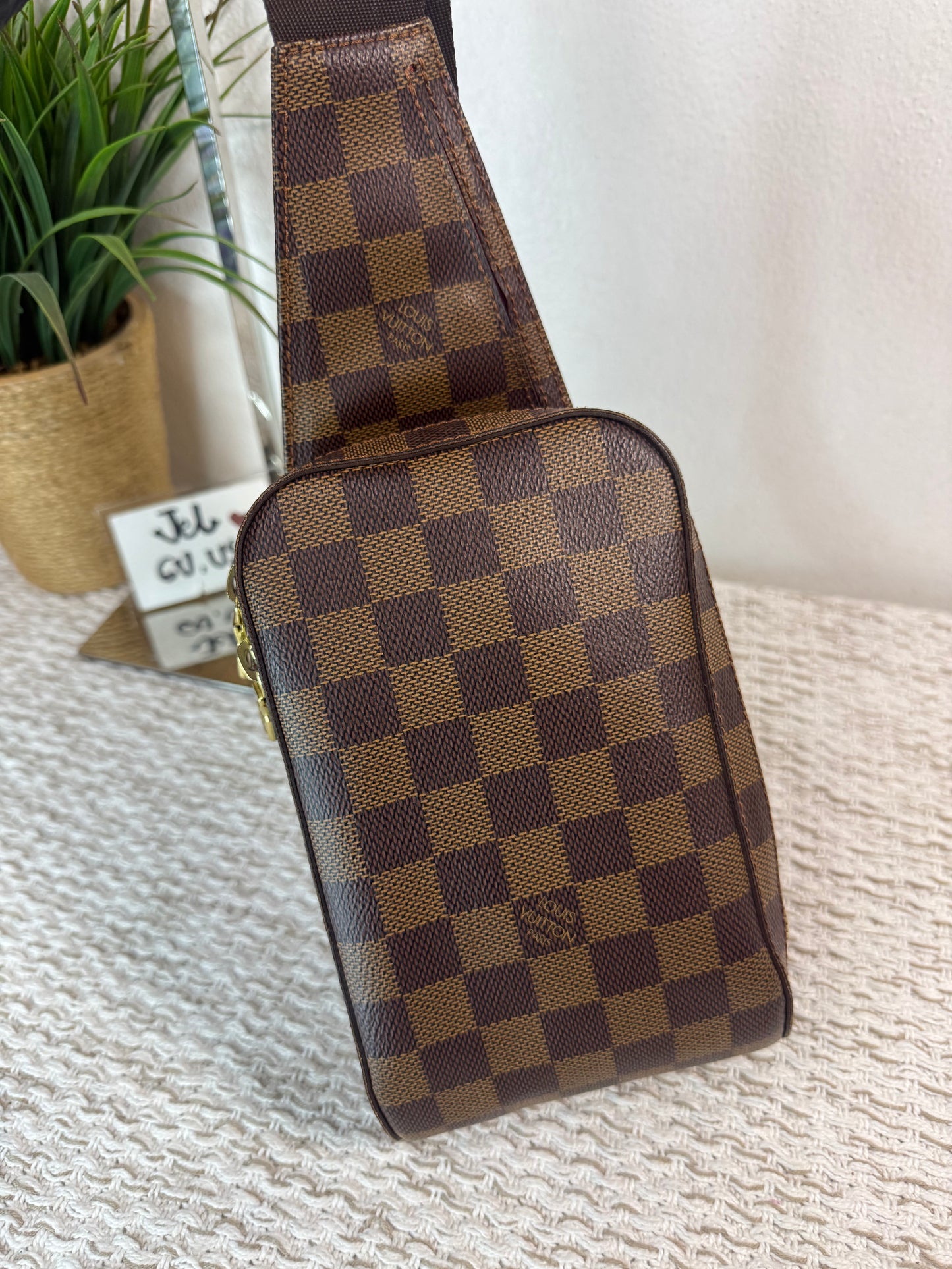 LOUIS VUITTON GERONIMOS BUM BAG CROSSBODY EBENE N51994