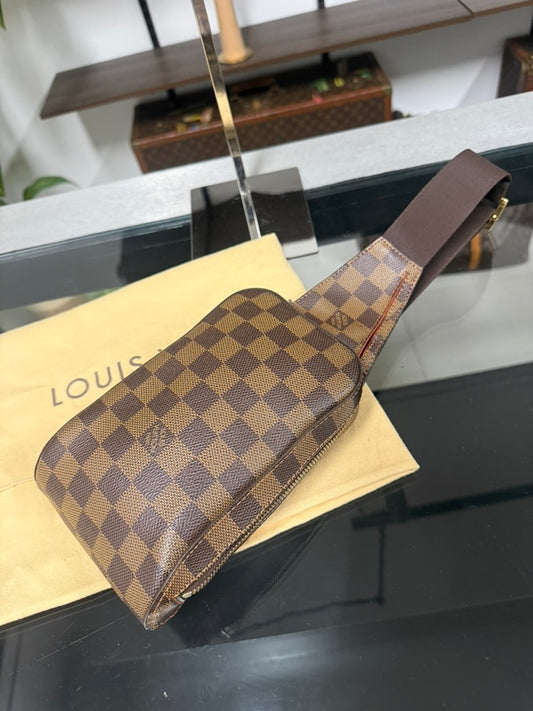 Louis Vuitton Géronimos Damier Ebene Canvas Belt Bag Crossbody N51994