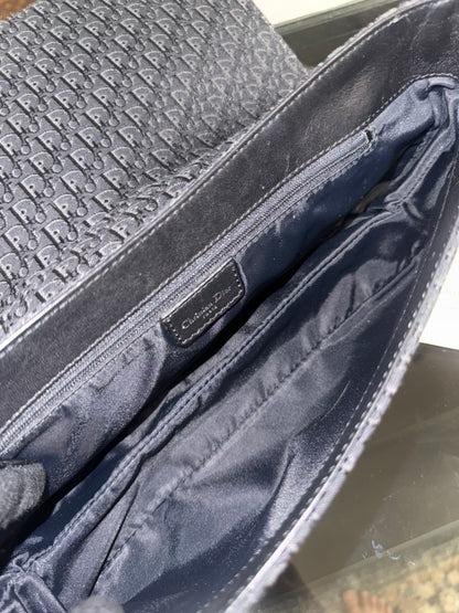 Christian Dior Street Chic Trotter Shoulder Bag in Black