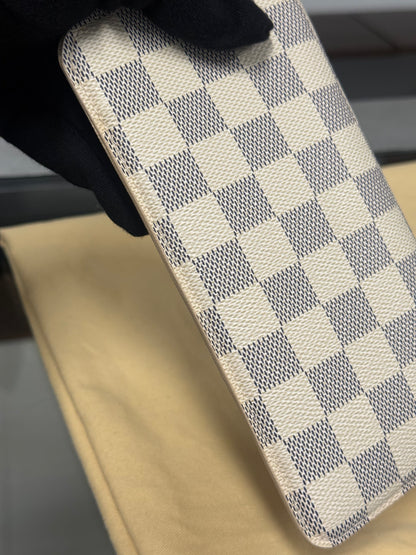 Louis Vuitton Étui Lunettes MM Damier Azur Sunglasses and Eyeglasses Case N60025