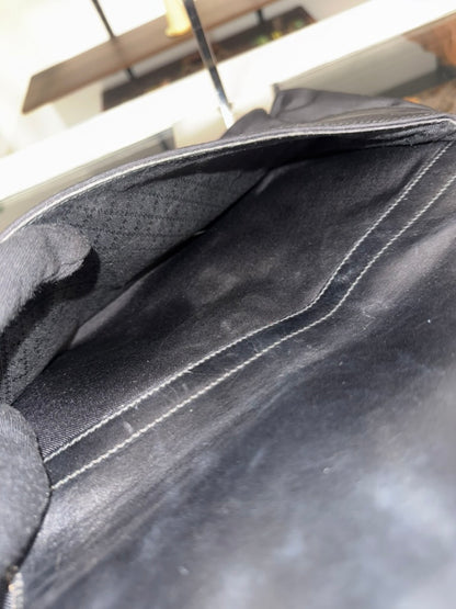 Gucci Black Nylon and Leather Shoulder Bag