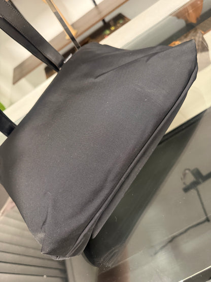 Gucci Black Nylon and Leather Shoulder Bag