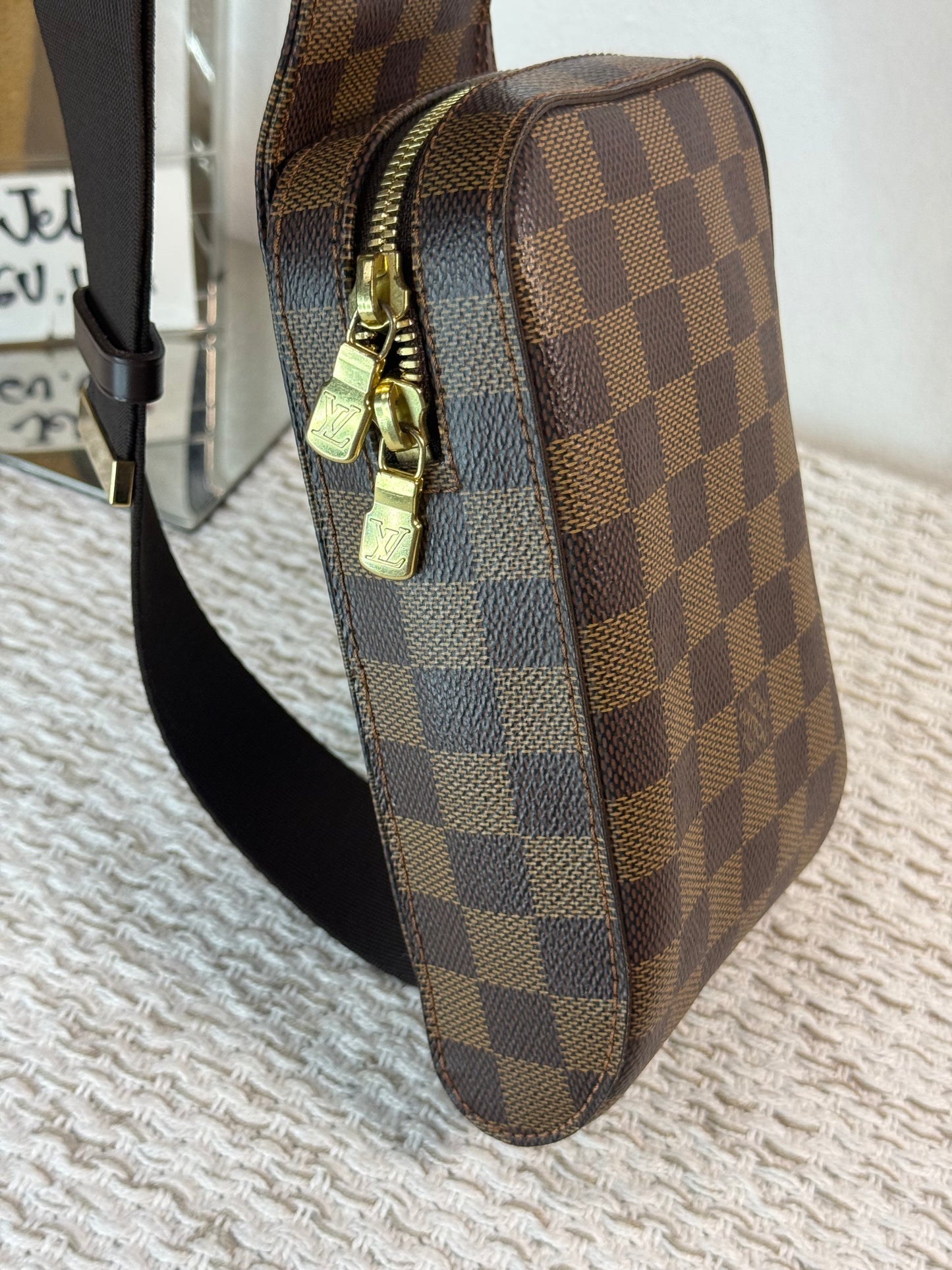 LOUIS VUITTON GERONIMOS BUM BAG CROSSBODY EBENE N51994