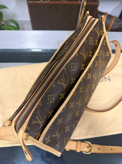 Louis Vuitton Popincourt Long Monogram Canvas Shoulder Bag M40008