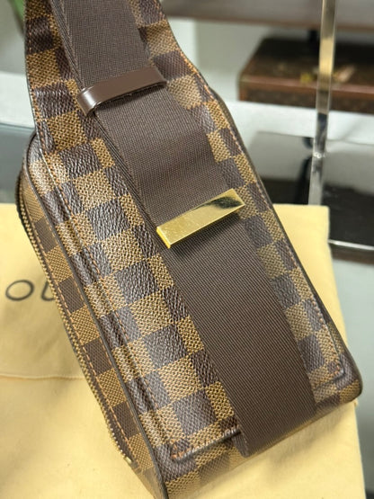 Louis Vuitton Géronimos Damier Ebene Canvas Belt Bag Crossbody N51994