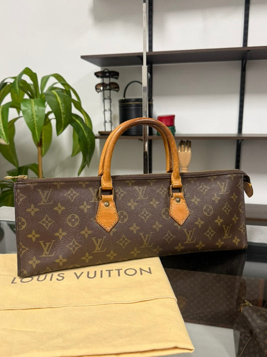 Louis Vuitton Very Rare Vintage Sac Triangle Monogram Handbag M51360