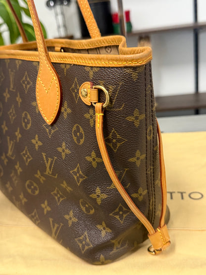 Louis Vuitton Neverfull PM Monogram Canvas Tote Bag M40155