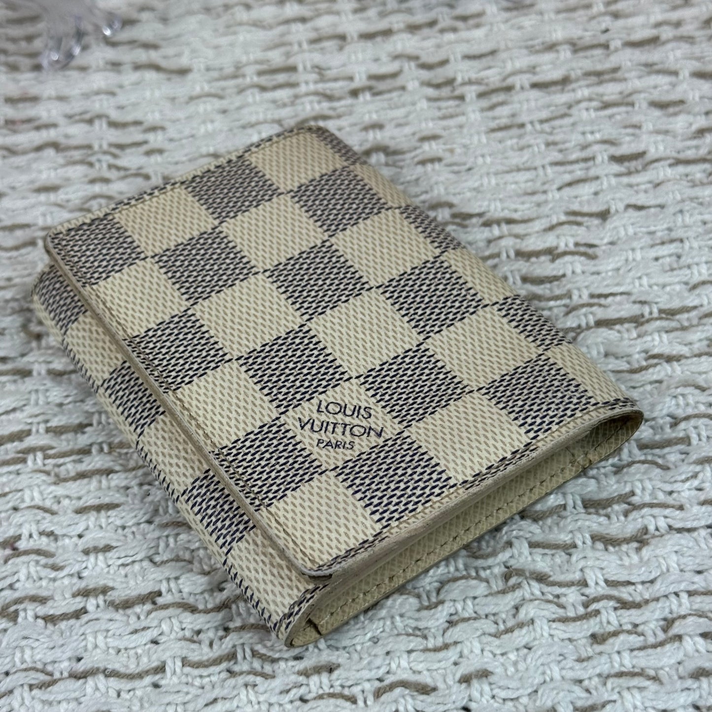 LOUIS VUITTON CARD HOLDER, BUSINESS CARD HOLDER IN DAMIER AZUR