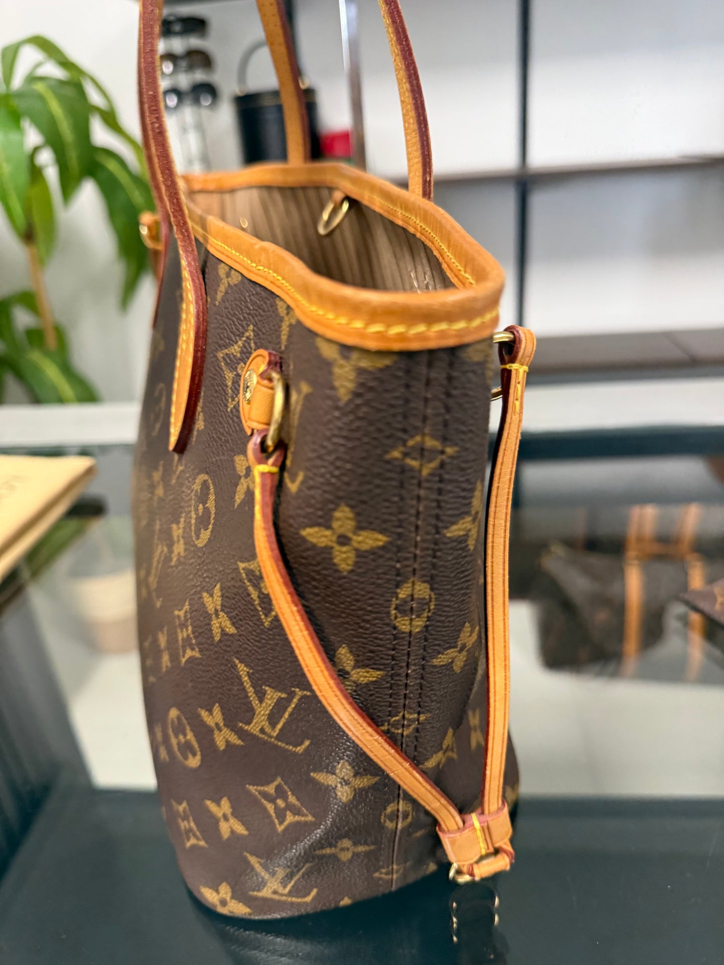 LOUIS VUITTON Monogram Neverfull PM in Monogram