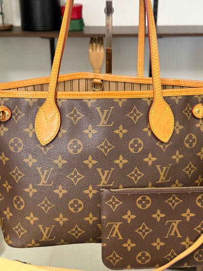 LOUIS VUITTON Monogram Neverfull PM in Monogram