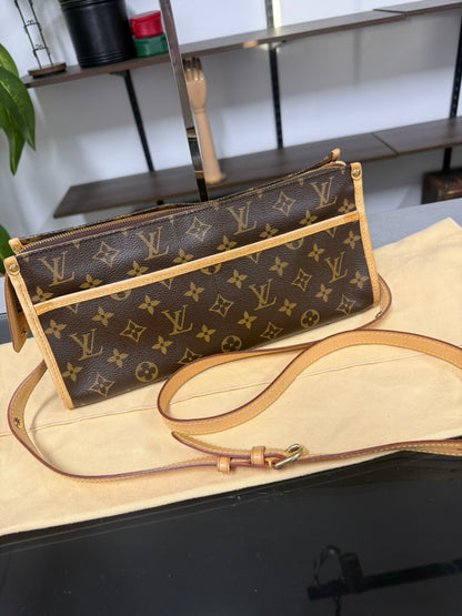Louis Vuitton Popincourt Long Monogram Canvas Shoulder Bag M40008