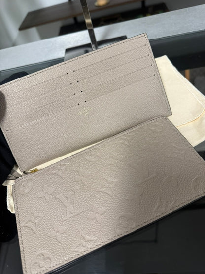 Louis Vuitton Pochette Félicie Monogram Empreinte Tourterelle Empreinte