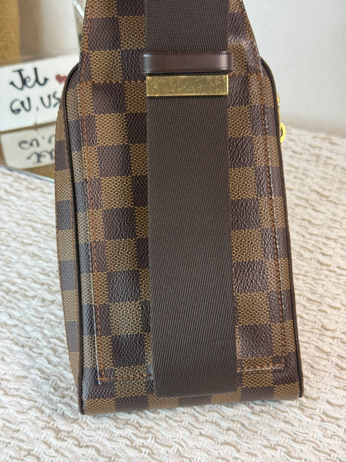 LOUIS VUITTON GERONIMOS BUM BAG CROSSBODY EBENE N51994