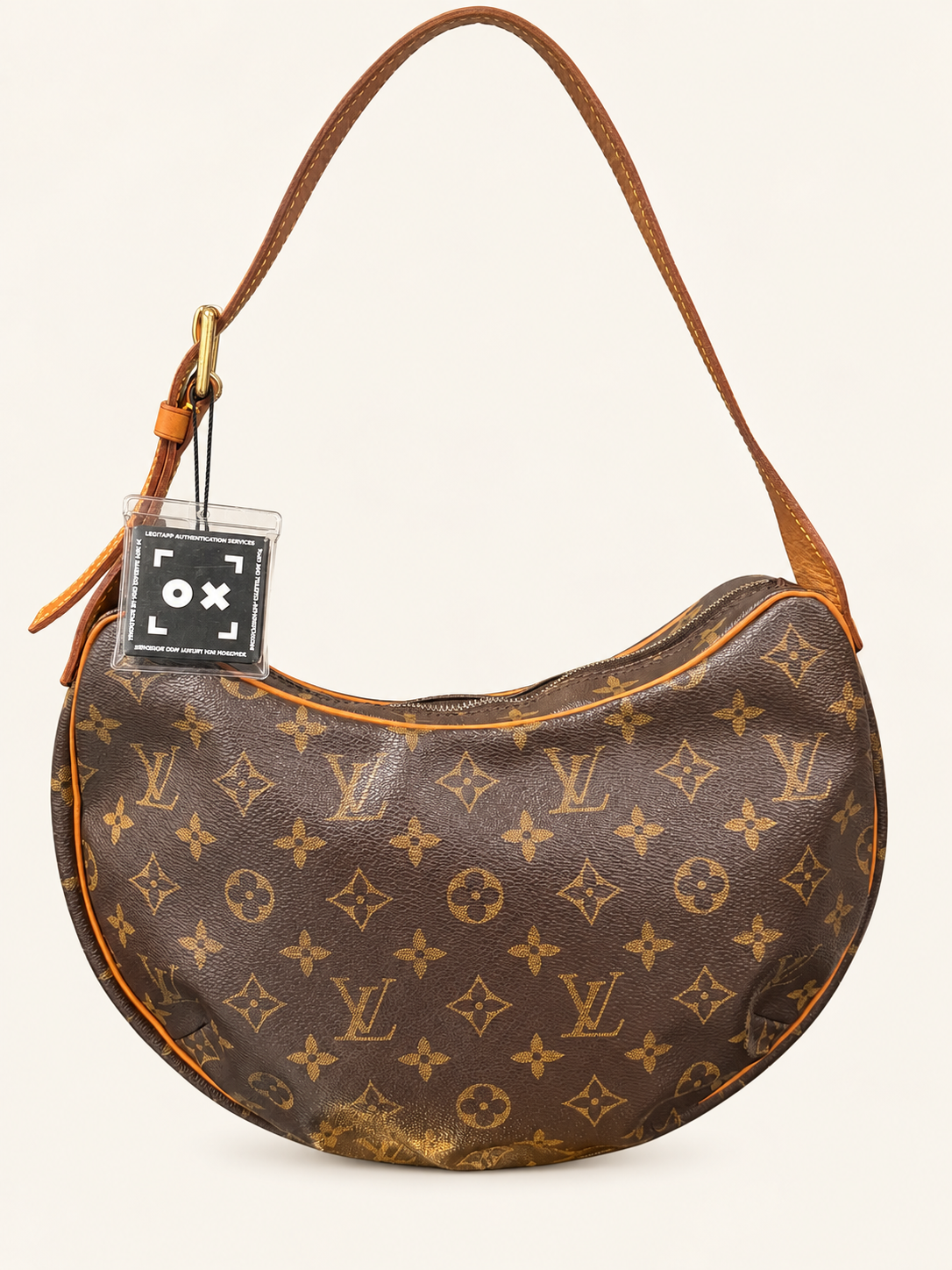Croissant MM Monogram Shoulder Bag M51512 Monogram Canvas