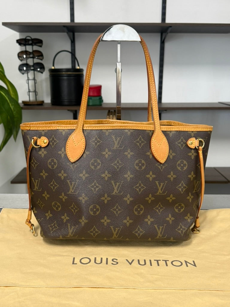 Louis Vuitton Neverfull PM Monogram Canvas Tote Bag M40155