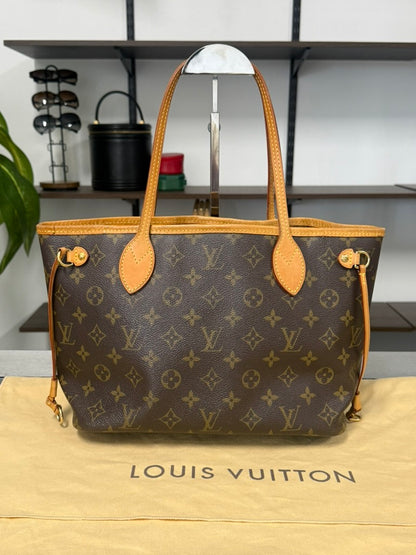 Louis Vuitton Neverfull PM Monogram Canvas Tote Bag M40155