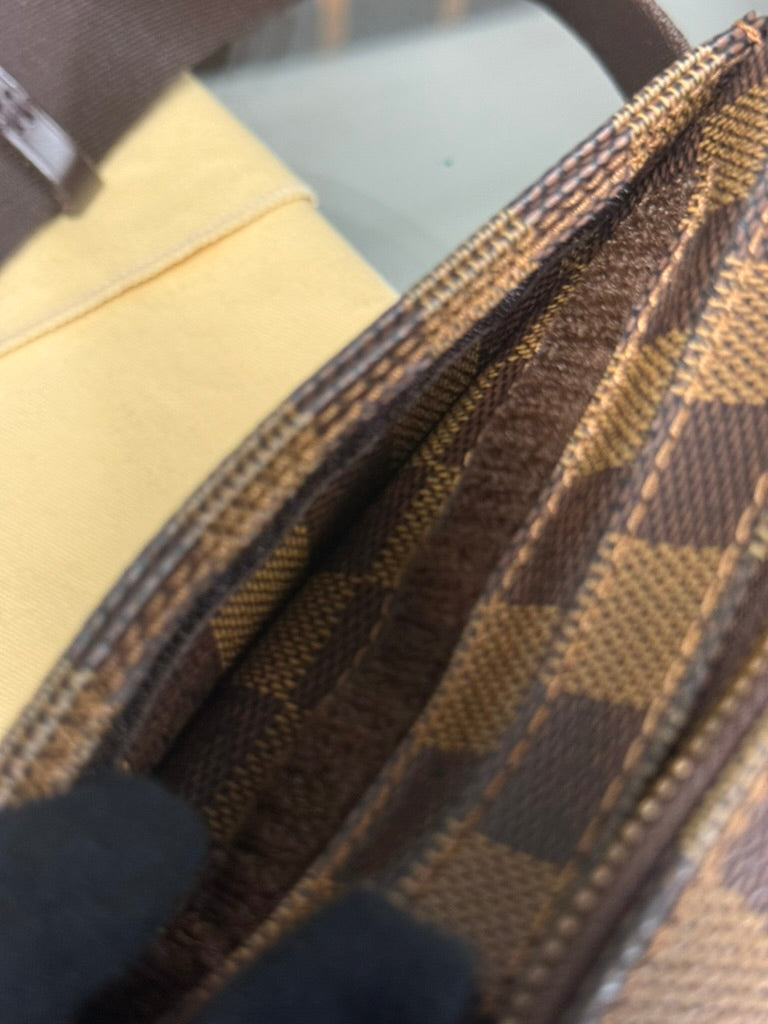 Louis Vuitton Géronimos Damier Ebene Canvas Belt Bag Crossbody N51994