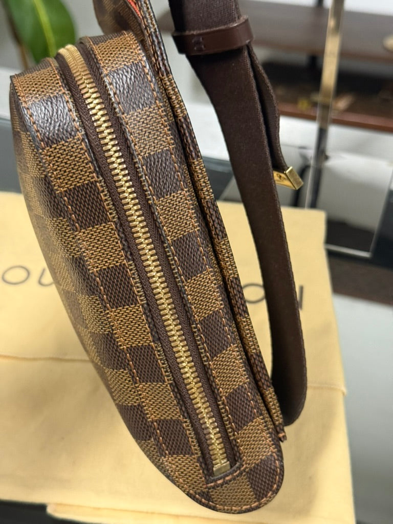 Louis Vuitton Géronimos Damier Ebene Canvas Belt Bag Crossbody N51994