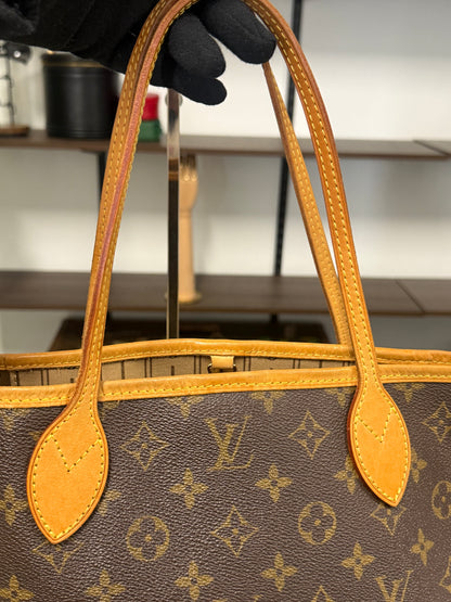 Louis Vuitton Neverfull PM Monogram Canvas Tote Bag M40155