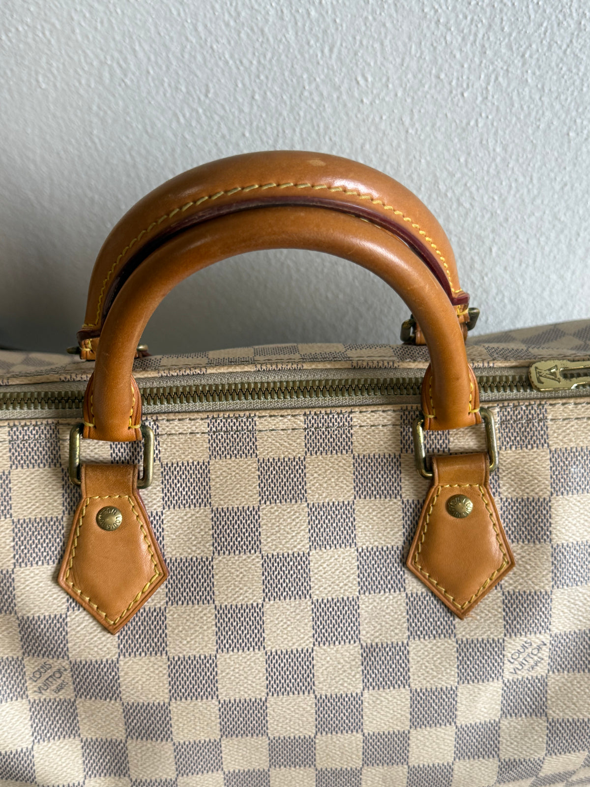 Louis Vuitton Speedy Bandoulière 30 in Damier Azur N41373