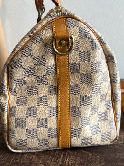 Louis Vuitton Speedy Bandoulière 30 in Damier Azur N41373