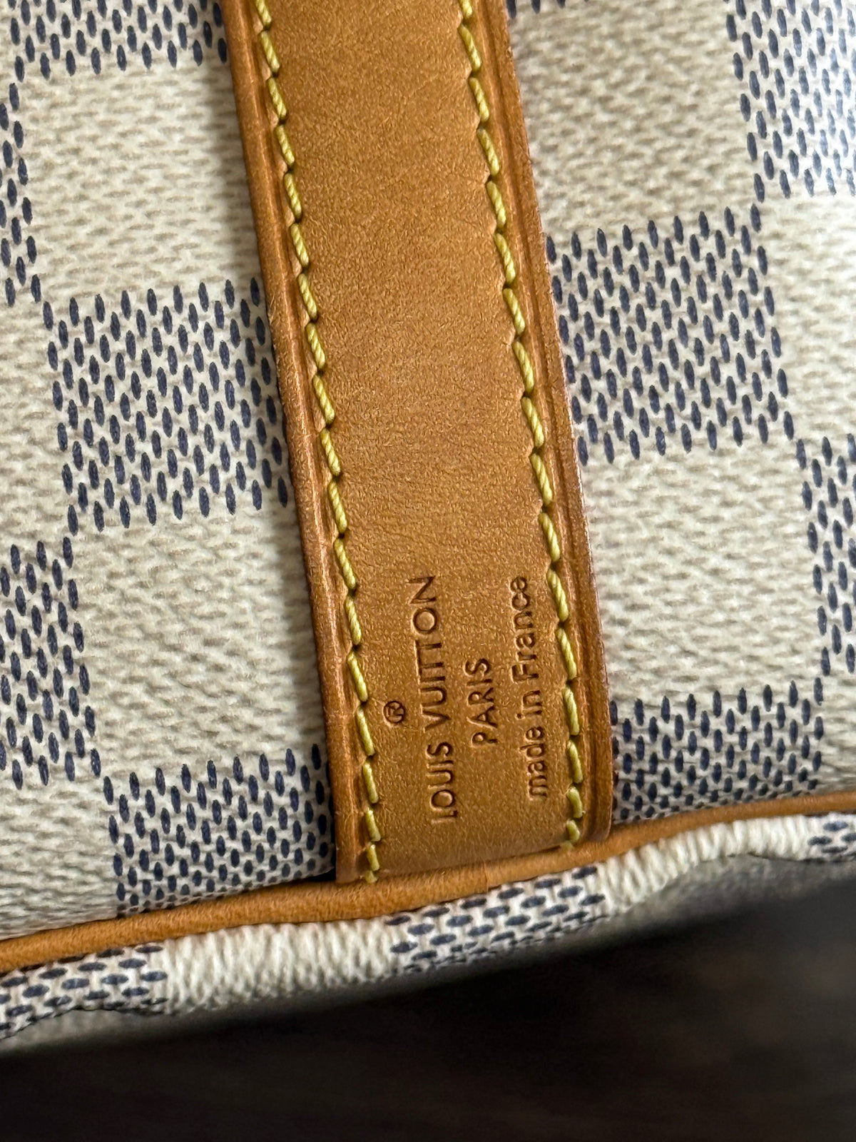 Louis Vuitton Speedy Bandoulière 30 in Damier Azur N41373