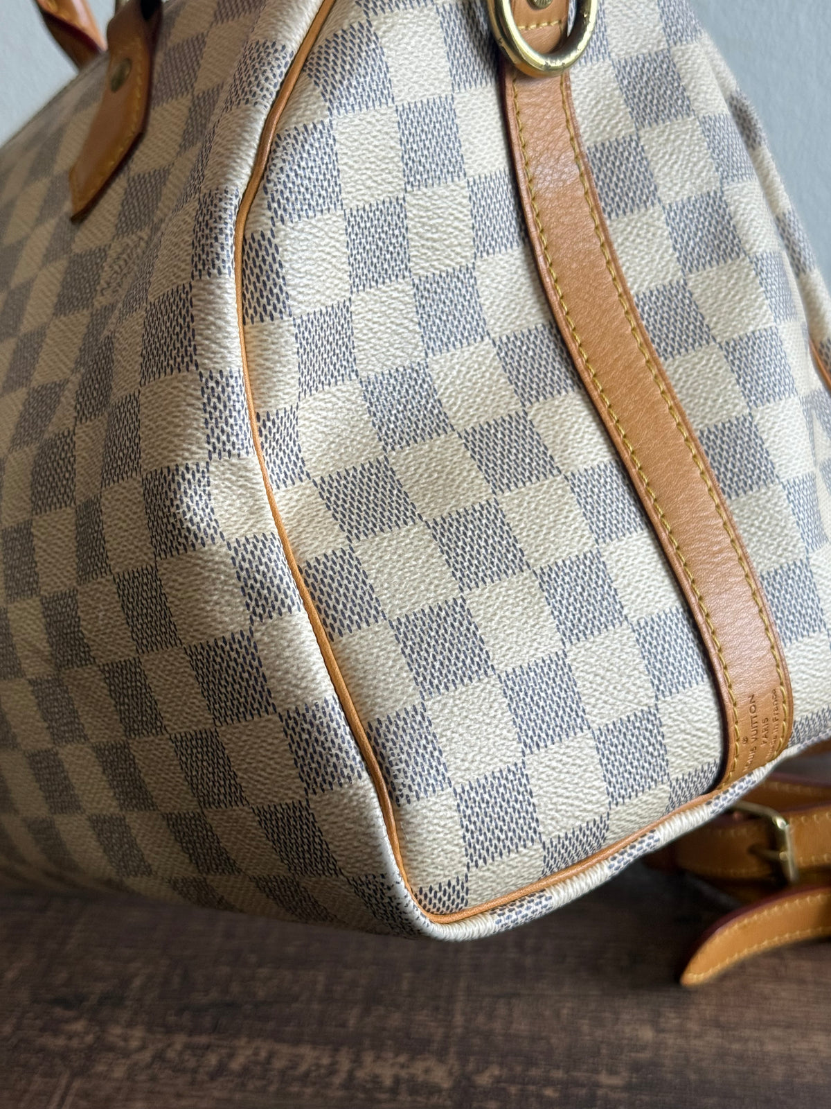 Louis Vuitton Speedy Bandoulière 30 in Damier Azur N41373