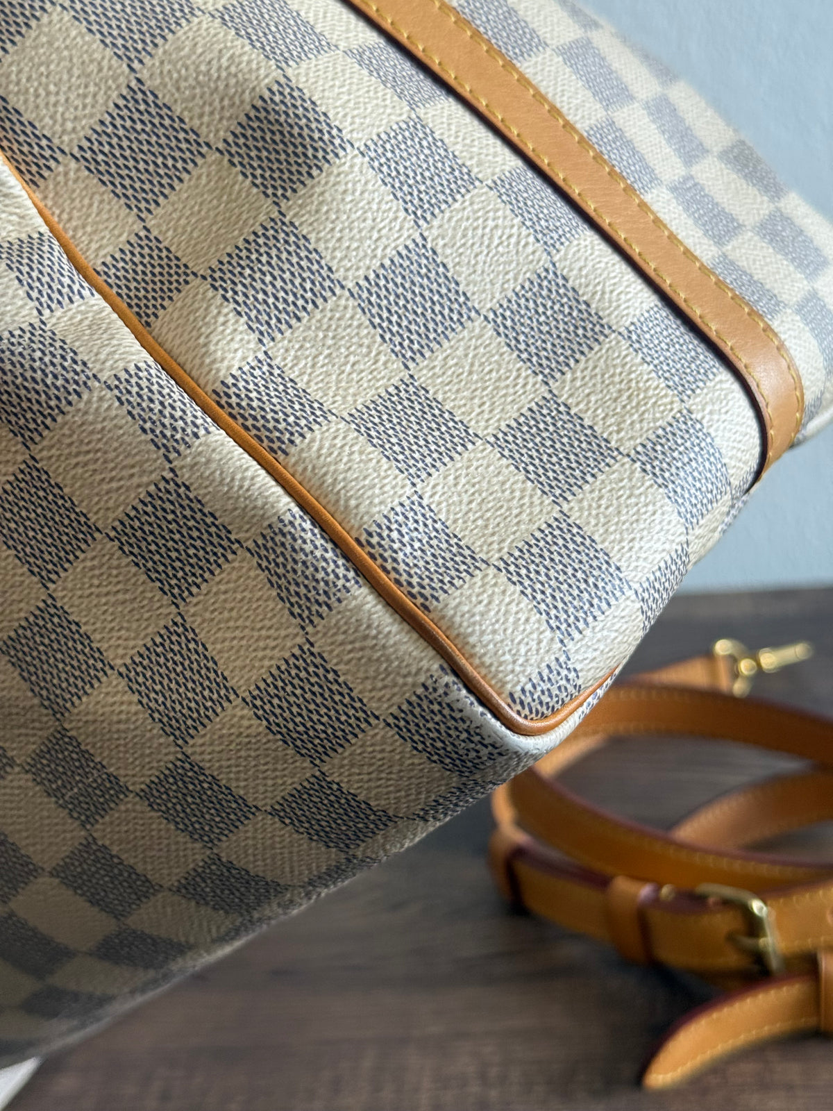 Louis Vuitton Speedy Bandoulière 30 in Damier Azur N41373