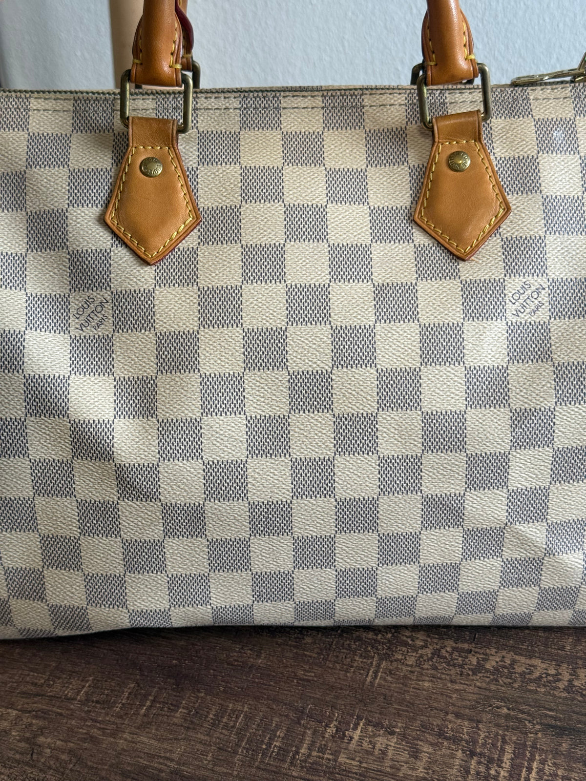 Louis Vuitton Speedy Bandoulière 30 in Damier Azur N41373