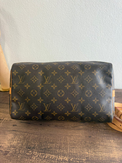 LOUIS VUITTON SPEEDY 30 BANDOULIERE IN MONOGRAM