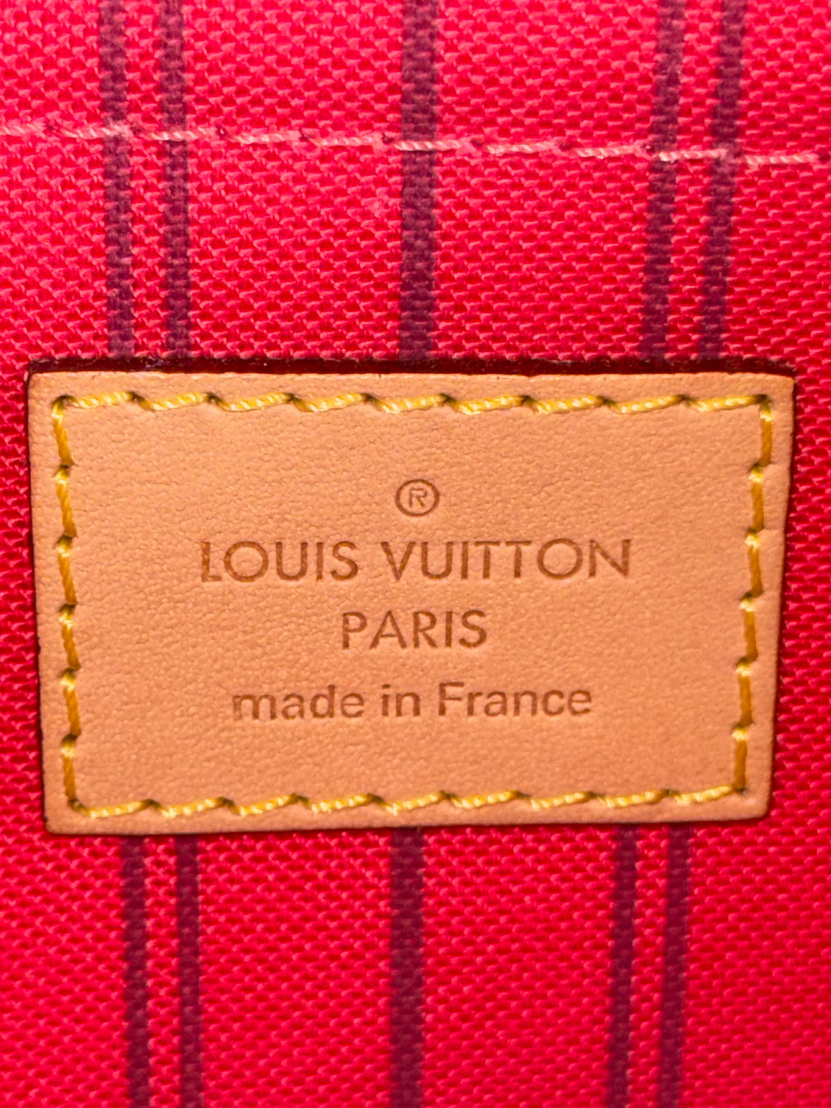 LOUIS VUITTON LIMITED EDITION NEVERFULL MM GRENADE V IN MONOGRAM PINK