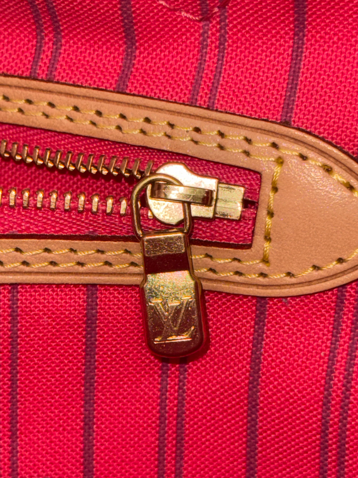 LOUIS VUITTON LIMITED EDITION NEVERFULL MM GRENADE V IN MONOGRAM PINK