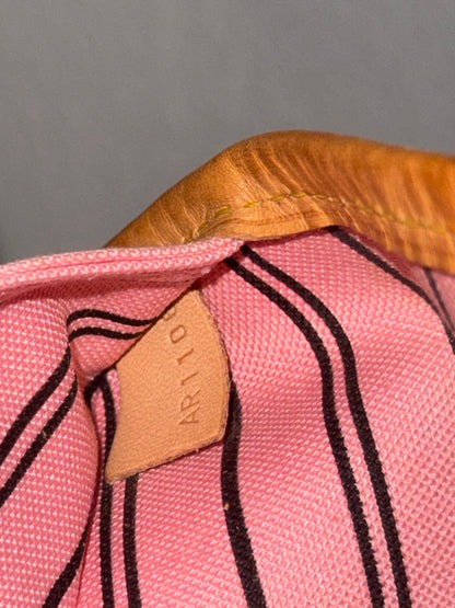 LOUIS VUITTON LIMITED EDITION NEVERFULL MM JUNGLE DOTS MONOGRAM SUGAR PINK POPPY
