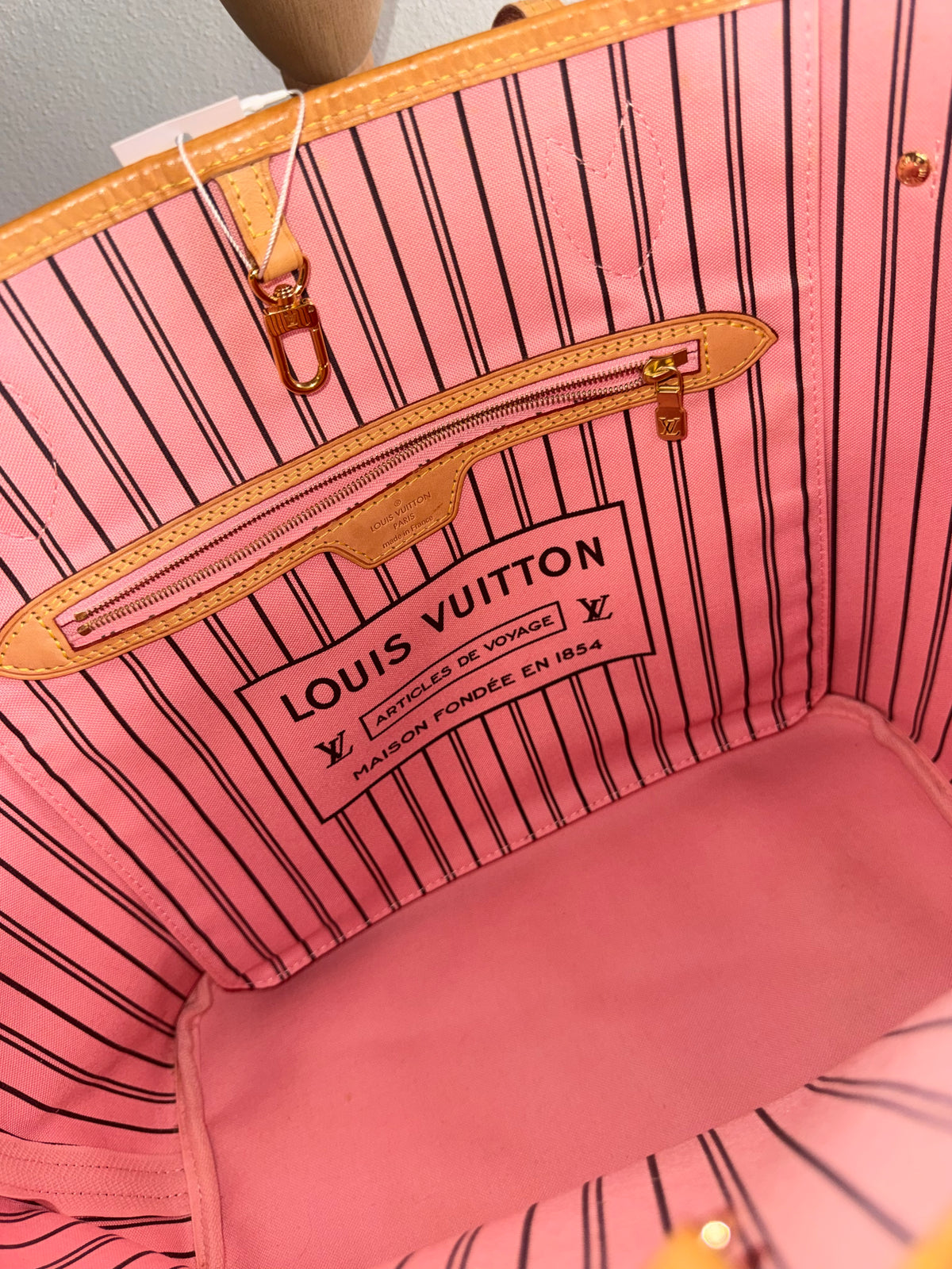 LOUIS VUITTON LIMITED EDITION NEVERFULL MM JUNGLE DOTS MONOGRAM SUGAR PINK POPPY