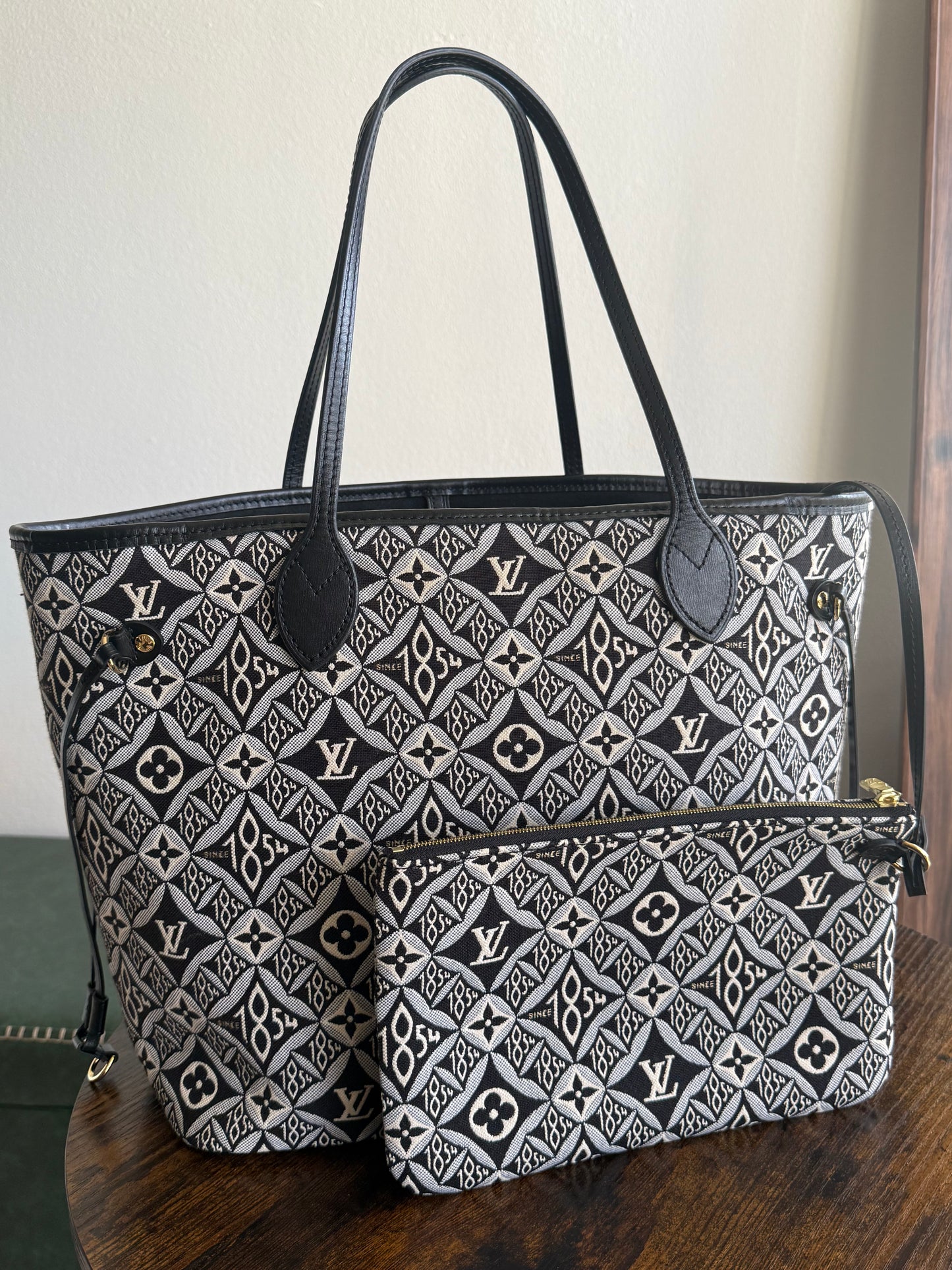 Louis Vuitton  Since 1854 Neverfull MM Jacquard Fabric Limited Edition Shoulder Bag