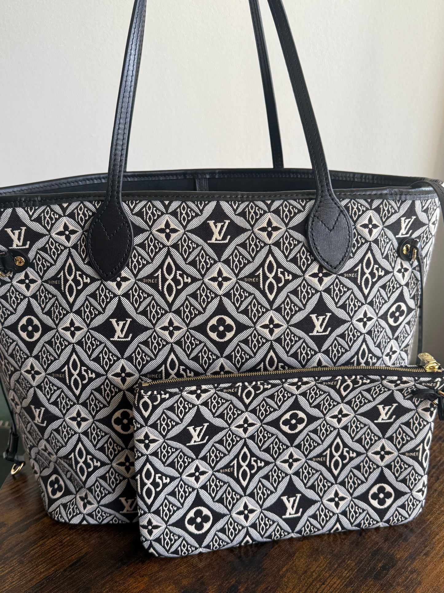 Louis Vuitton  Since 1854 Neverfull MM Jacquard Fabric Limited Edition Shoulder Bag