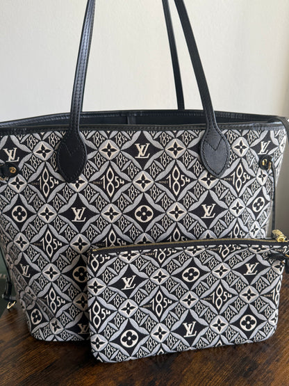 Louis Vuitton  Since 1854 Neverfull MM Jacquard Fabric Limited Edition Shoulder Bag