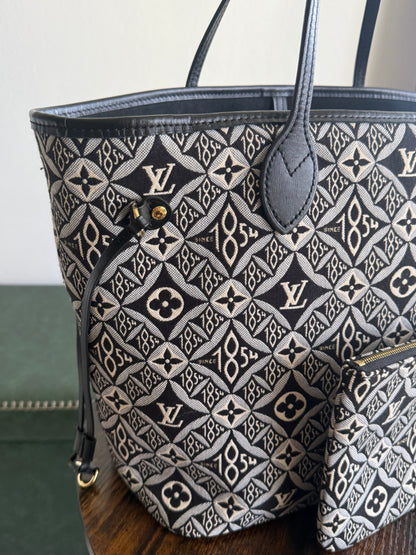 Louis Vuitton  Since 1854 Neverfull MM Jacquard Fabric Limited Edition Shoulder Bag