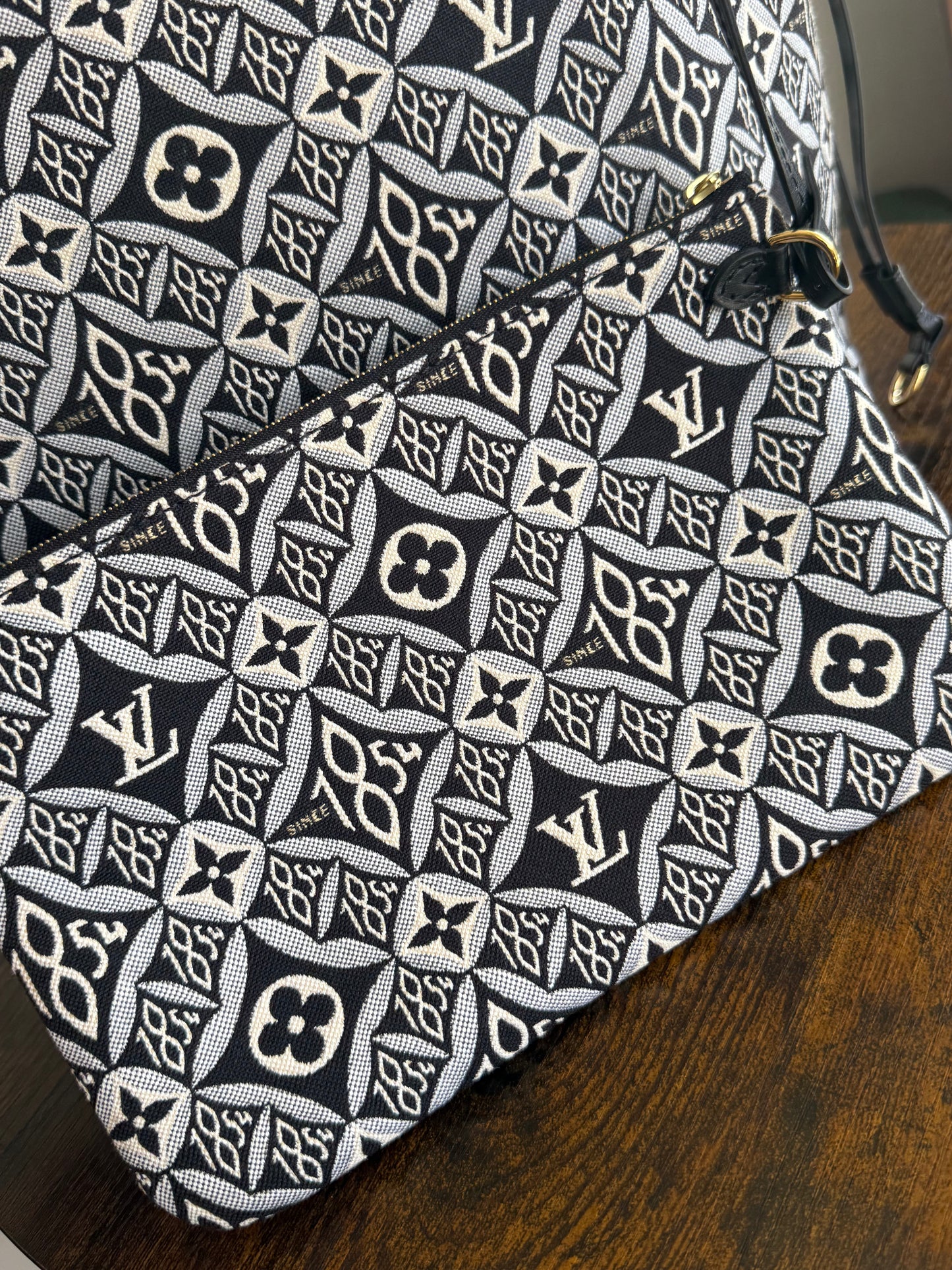 Louis Vuitton  Since 1854 Neverfull MM Jacquard Fabric Limited Edition Shoulder Bag