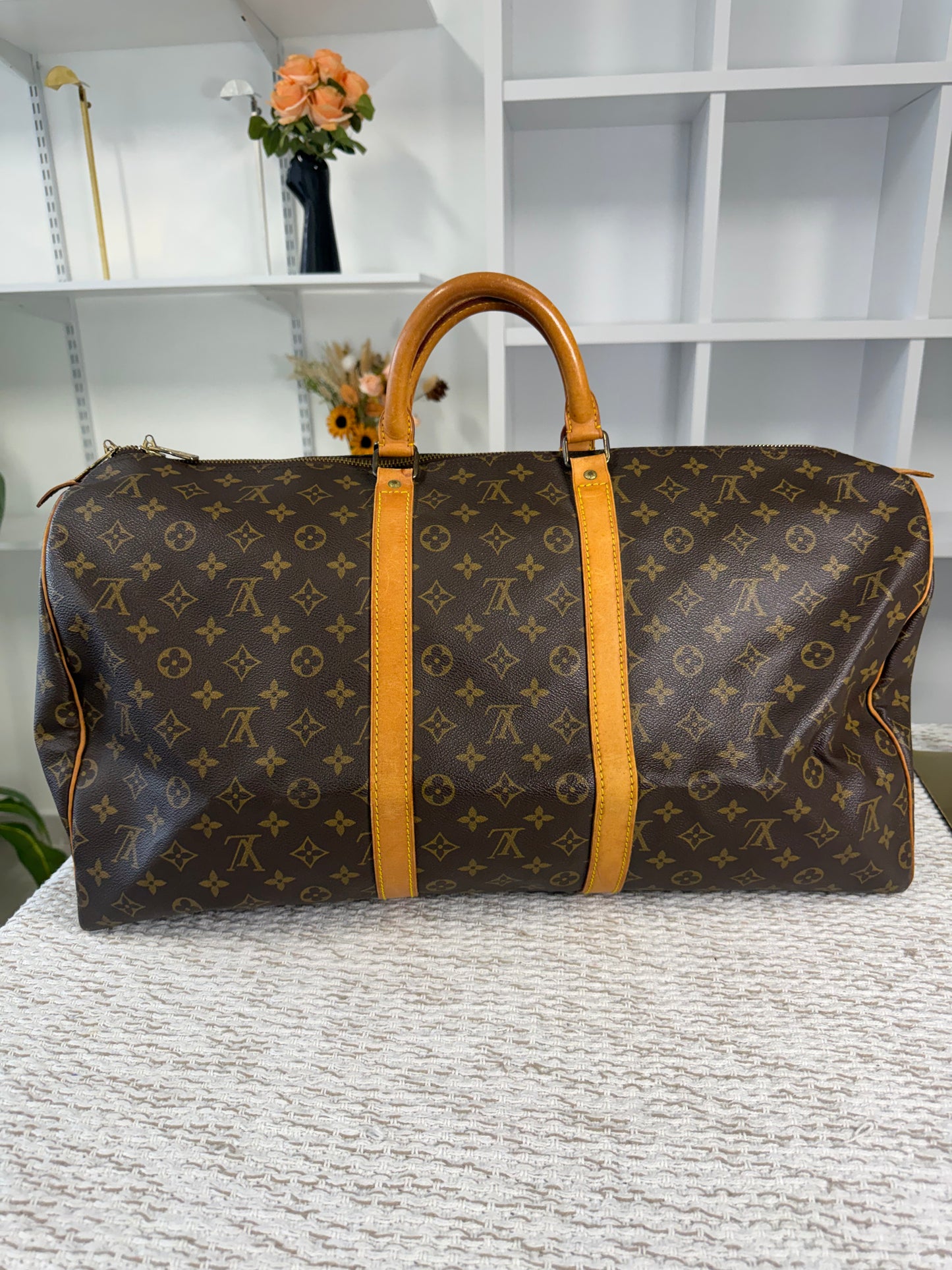 LOUIS VUITTON KEEPALL 55 in Monogram
